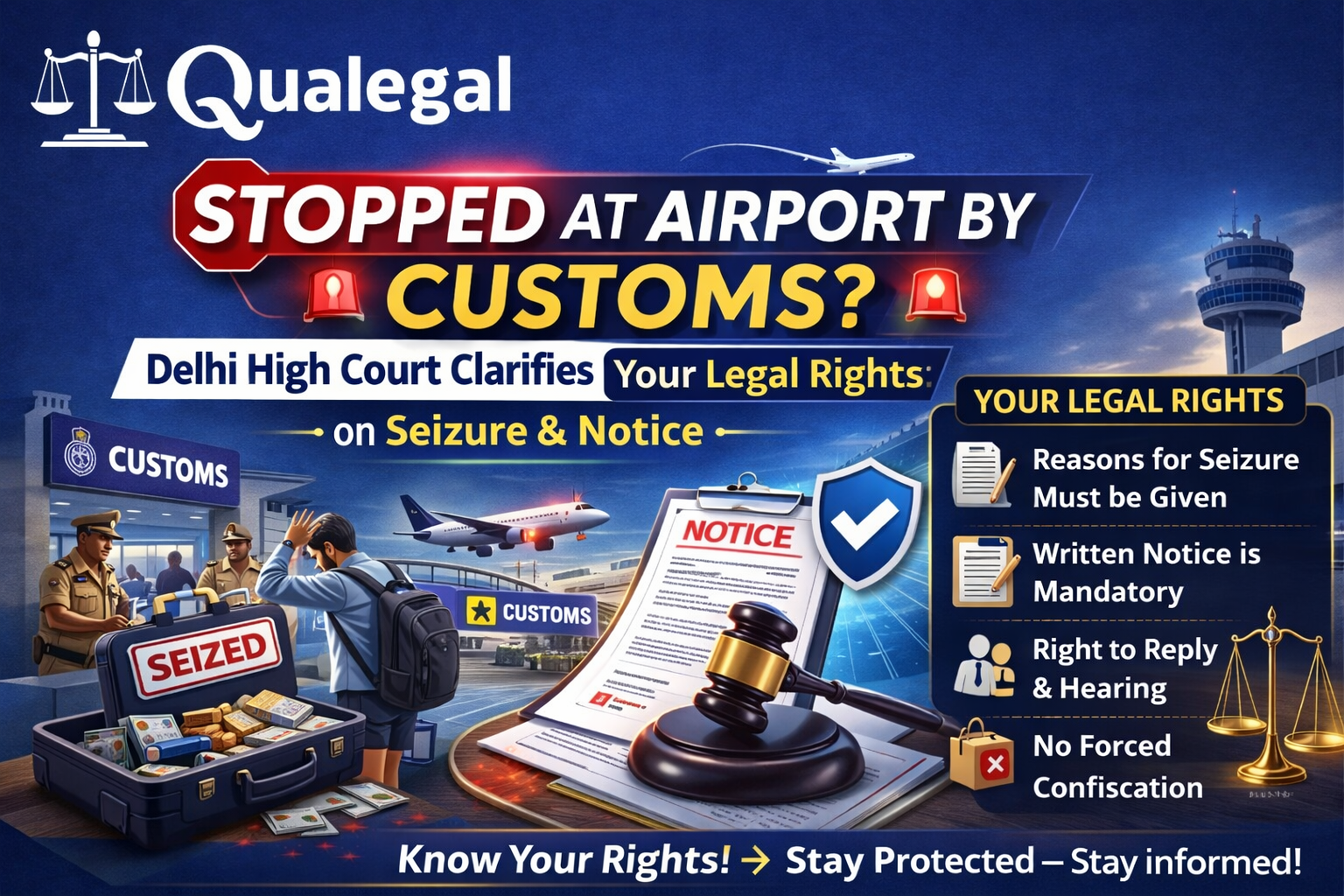 Stopped at Airport by Customs? Delhi High Court Clarifies Your Legal Rights on Seizure & Notice