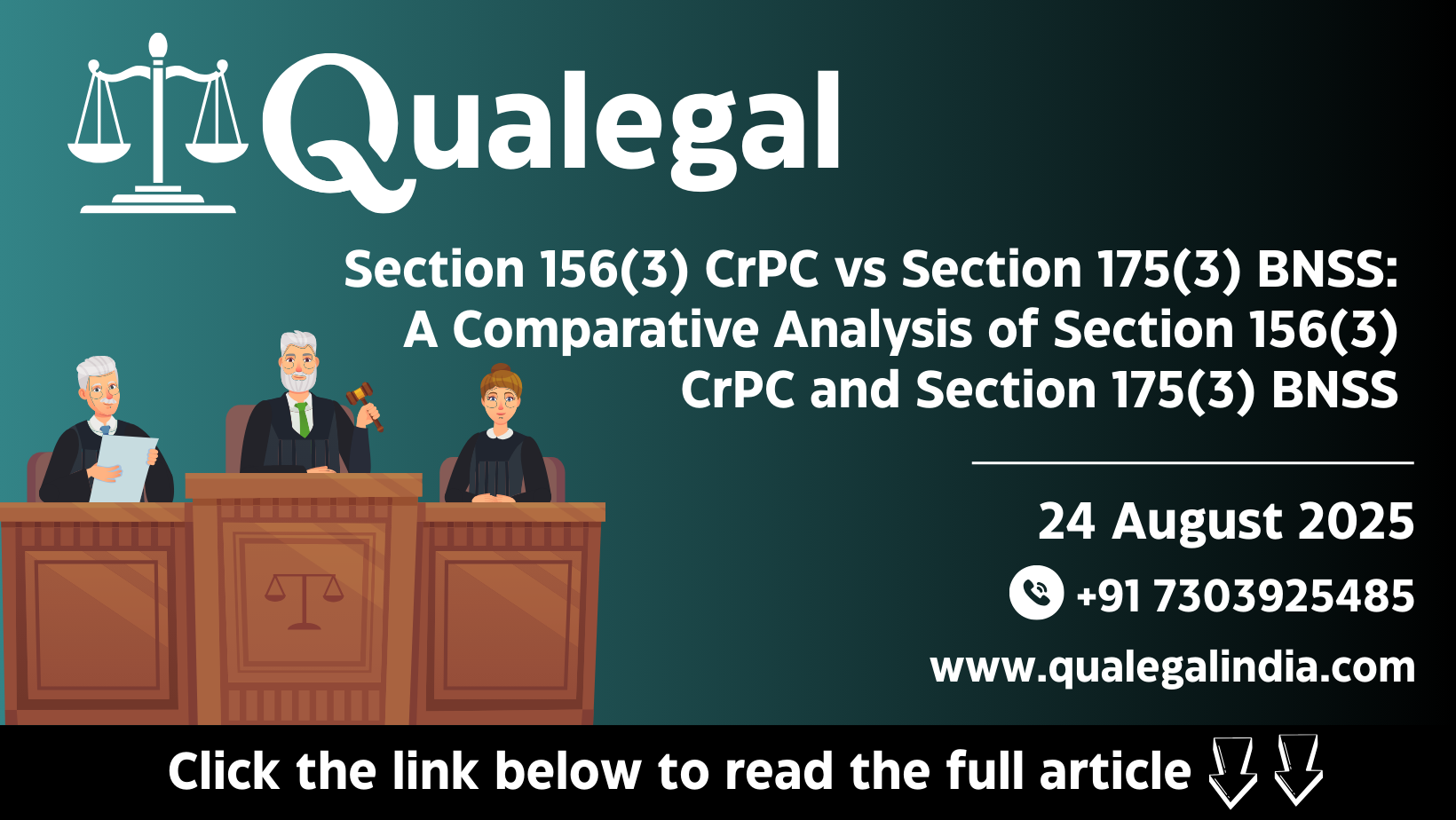 Judicial Scrutiny in FIR Registration: A Comparative Analysis of Section 156(3) CrPC and Section 175(3) BNSS